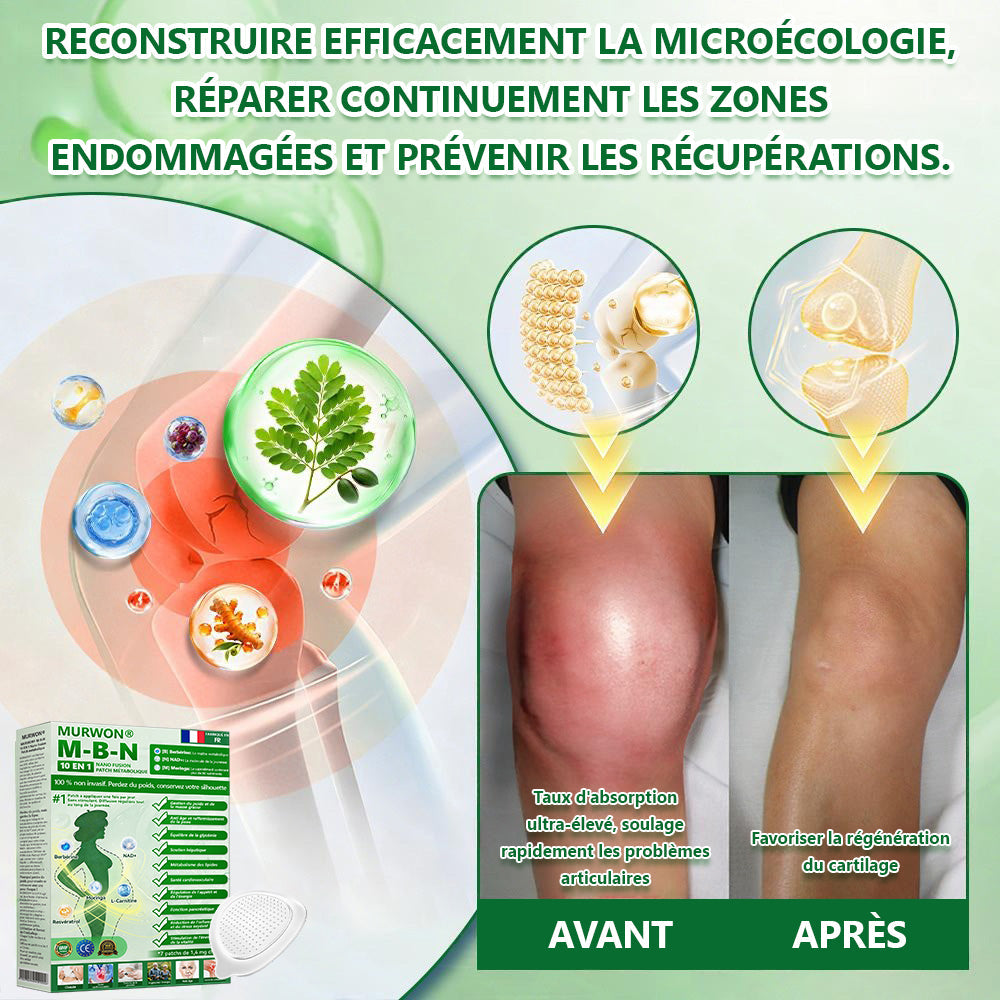 Approuvé par des experts médicaux🍀| 𝑴𝙐𝗥𝓦𝐎𝙉® — 𝑩𝒆𝒓𝙗é𝙧𝐢𝐧𝐞 𝟭𝟎-𝒆𝒏-𝟏 𝙋𝙖𝙩𝙘𝙝 à 𝒎𝒊𝒄𝒓𝒐𝙣𝙚𝙚𝙙𝙡𝙚𝙨 𝐧𝐚𝐧𝐨 |  𝑺𝒐𝒖𝒕𝒆𝒏𝒖 𝘱𝘢𝘳 𝐥𝐚 𝐬𝐜𝐢𝐞𝐧𝐜𝐞 | 𝙵𝚘𝚛𝚖𝚞𝚕𝚎 𝟭𝟎-𝓮𝓷-1 | 𝙍é𝙨𝙪𝙡𝙩𝙖𝙩𝙨 𝚎𝚗 𝟽 𝚓𝚘𝚞𝚛𝚜