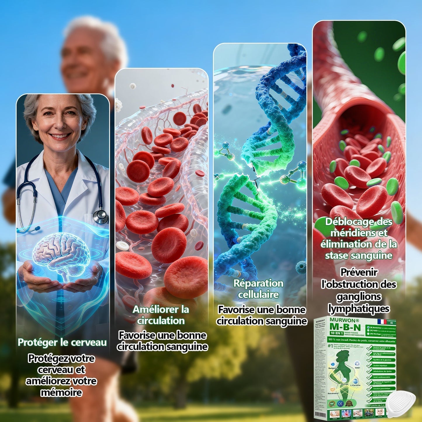 Approuvé par des experts médicaux❤️| 𝑴𝙐𝗥𝓦𝐎𝙉® — 𝑩𝒆𝒓𝙗é𝙧𝐢𝐧𝐞 𝟭𝟎-𝒆𝒏-𝟏 𝙋𝙖𝙩𝙘𝙝 à 𝒎𝒊𝒄𝒓𝒐𝙣𝙚𝙚𝙙𝙡𝙚𝙨 𝐧𝐚𝐧𝐨 |  𝑺𝒐𝒖𝒕𝒆𝒏𝒖 𝘱𝘢𝘳 𝐥𝐚 𝐬𝐜𝐢𝐞𝐧𝐜𝐞 | 𝙵𝚘𝚛𝚖𝚞𝚕𝚎 𝟭𝟎-𝓮𝓷-1 | 𝙍é𝙨𝙪𝙡𝙩𝙖𝙩𝙨 𝚎𝚗 𝟽 𝚓𝚘𝚞𝚛𝚜